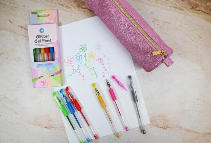 Gelpennor Glitter (6 st)