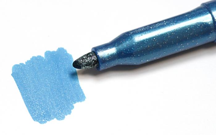 Fiberpennor Glitter (12 st)