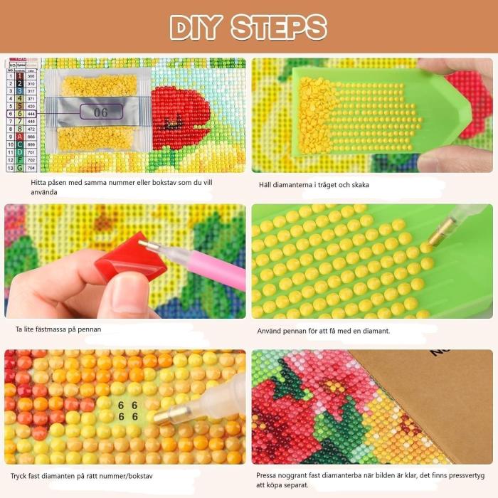 Diamond Painting Canvas 30 x 40 cm, Hund