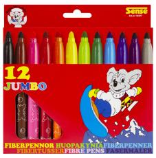 Fiberpennor Jumbo (12 st)
