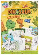 Målarbok Dinosaurier