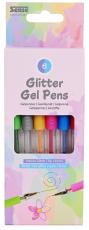 Gelpennor Glitter (6 st)