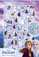 Stickerbok Frozen med glitter A5