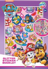 Stickerbok Paw Patrol med glitter A5, 8 ark