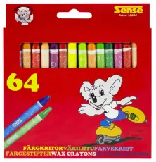 Vaxkritor, F&auml;rgmix (64 st)