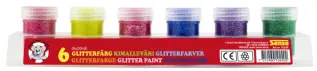 Glitterfärg (6 st)