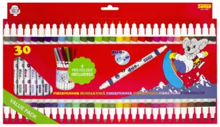 Fiberpennor Dubbelspets (30 st)