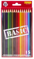F&auml;rgpennor Basic, F&auml;rgmix (15 st)