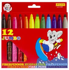 Fiberpennor Jumbo (12 st)