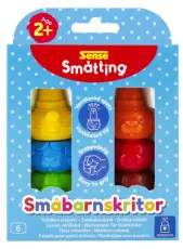 Småbarnskrita Småtting, Färgmix (6 st)