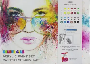 Akrylset Colour Club (12 st)