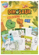 Målarbok Dinosaurier