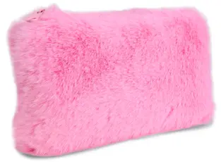 Pennfodral "Fluff", Neonrosa