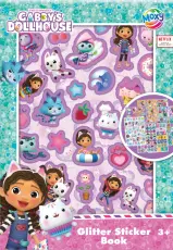 Stickerbok Gabby med glitter A5, 8 ark