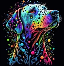 Diamond Painting Canvas 30 x 40 cm, Hund