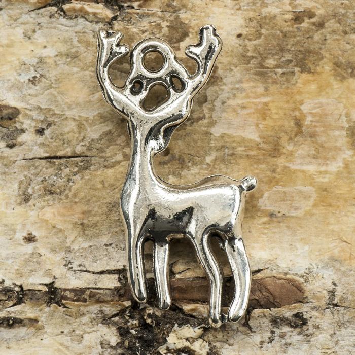 Berlock Ren 12x26 mm, Antiksilver (5st)