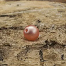 Vaxad glaspärla matt 4 mm, Corall (60st)