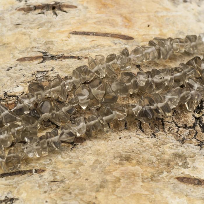 Syntetisk Sten Chip 5-10 mm, Gråbeige (10g)