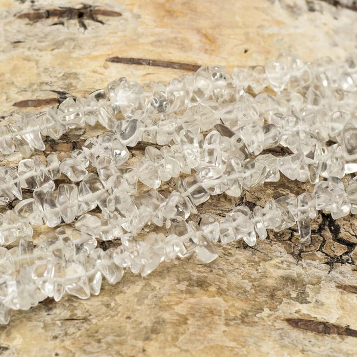 Syntetisk Sten Chip 5-10 mm, Transparent (10g)