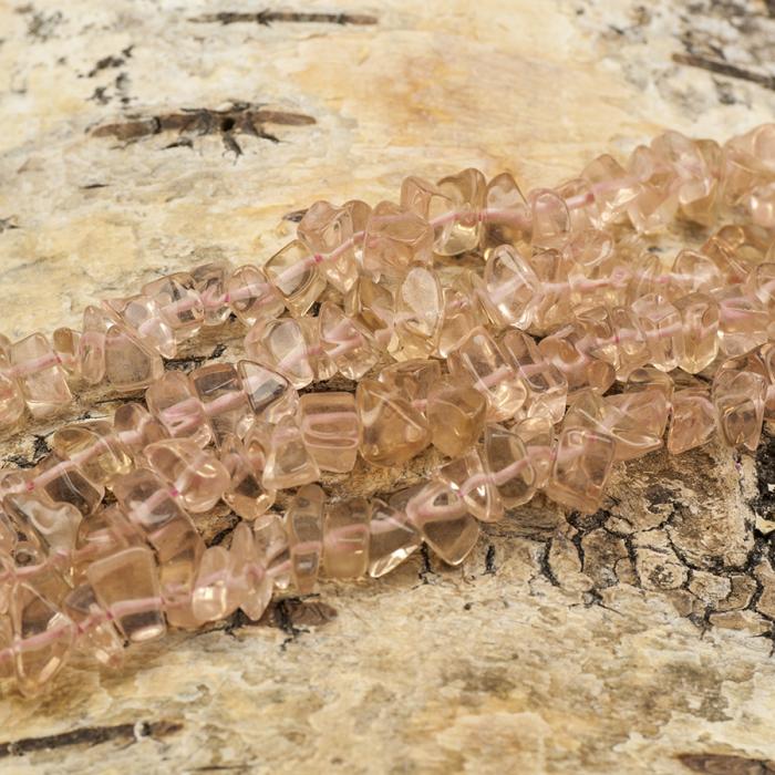 Syntetisk Sten Chip 5-10 mm, Rosa (10g)