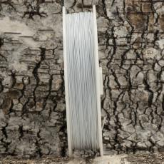 Plastöverdragen wire 0,38 mm, Vit (100 m)