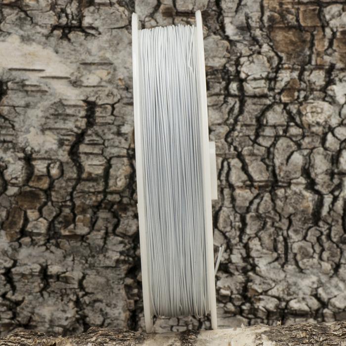 Plastöverdragen wire 0,38 mm, Vit (100 m)