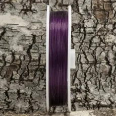 Plastöverdragen wire 0,38 mm, Mörklila (100 m)