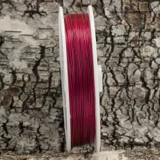 Plastöverdragen wire 0,38 mm, Chili (100 m)