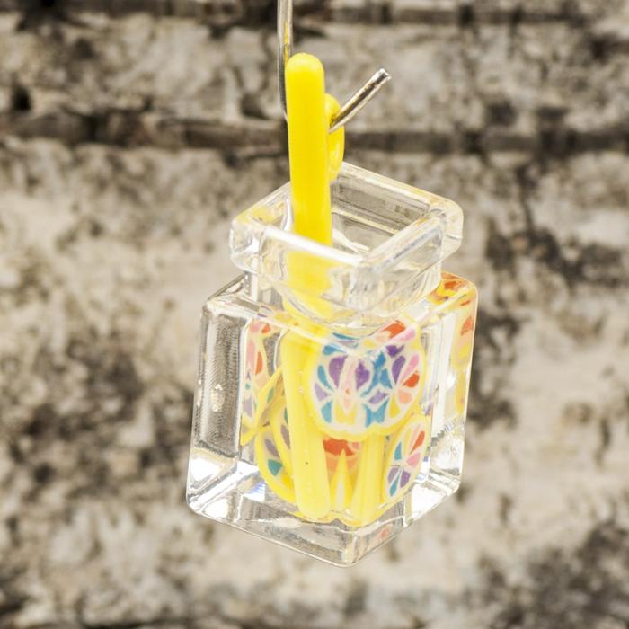 Berlock juice gul regnbågskaramell, Multifärg (st)