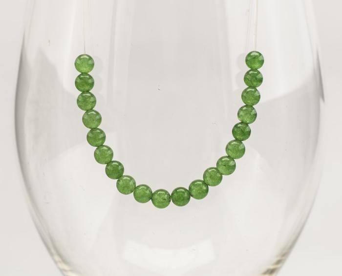 Pärla Malaysia jade 4 mm, Grön (10st)