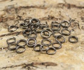 Splitring 5 mm, Svart (50st)