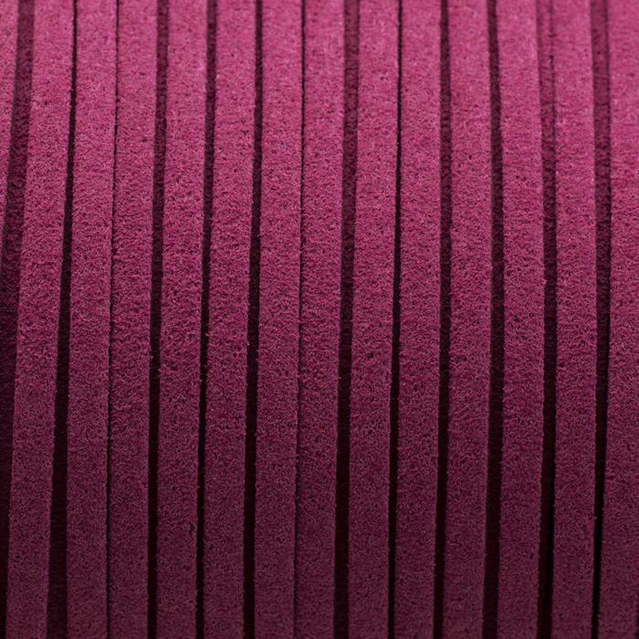 Band mockaimitation Eco 3x1,5 mm, Cerise (meter)