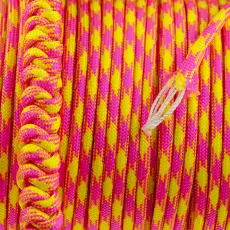 Paracord 550, Pink Yellow (meter)