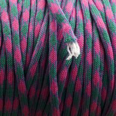 Paracord 4 mm, Turkos/Rosa (meter)