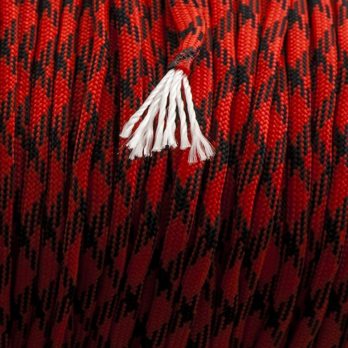 Paracord 4 mm, Röd/Svart (meter)
