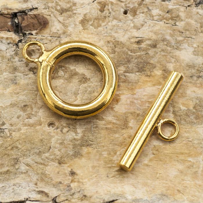 Stavlås 11x14 mm, Guldfärg (5st)