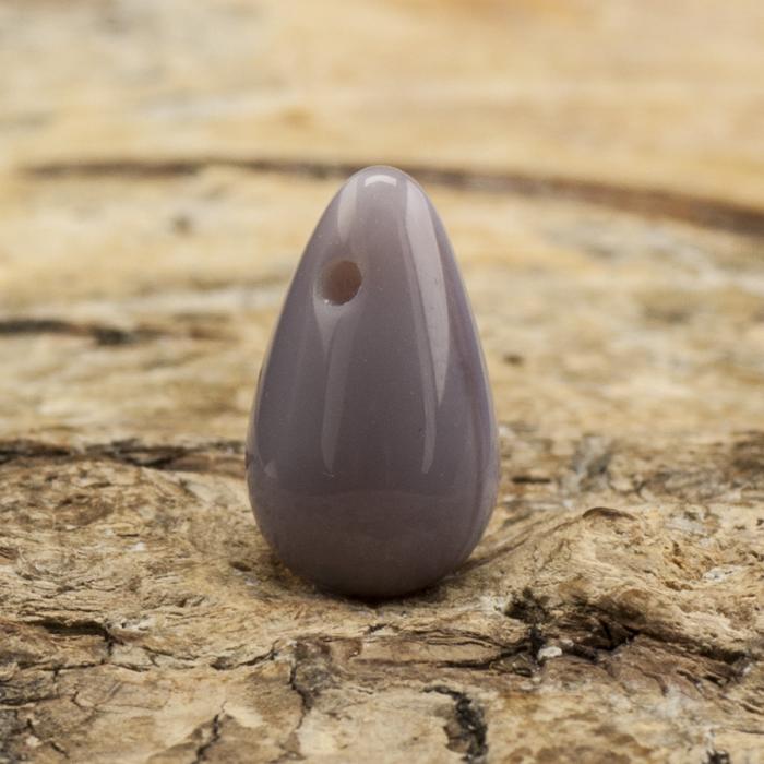 Glaspärla Droppe 6x10 mm, Lila (20st)