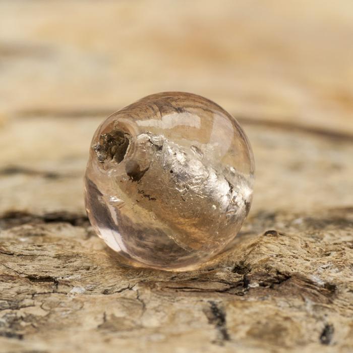 Glaspärla Unik 9x7 mm, Champagne (5st)