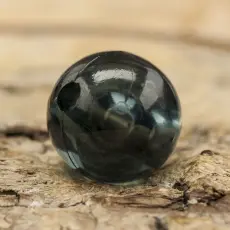 Akrylpärla transparent 8 mm, Grågrön (30st)
