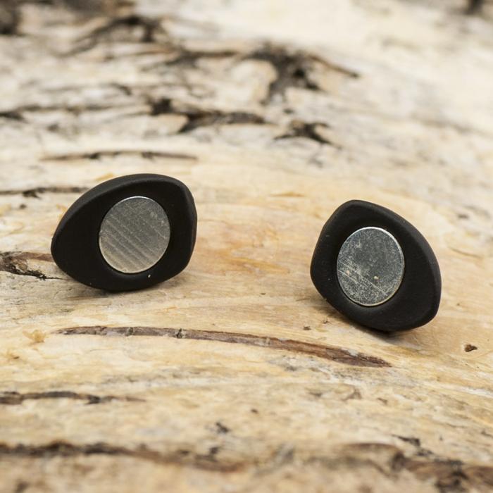 Magnetlås Hjärta 16x10,5 mm, Svart (st)
