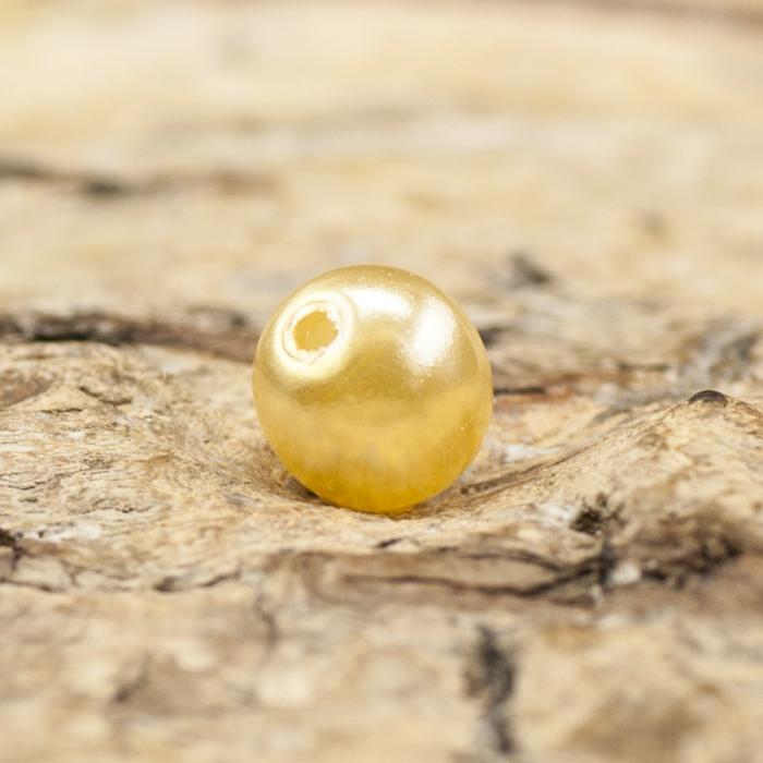 Vaxad glaspärla 4 mm, Färgmix (60st)