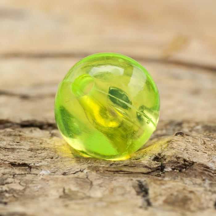 Akrylpärla transparent 8 mm, Ljusgrön (30st)