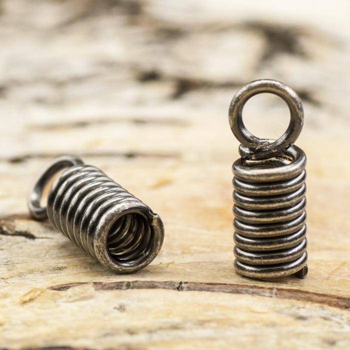 Avslut Spiralhylsa 4,5x12 mm, Svart (20st)