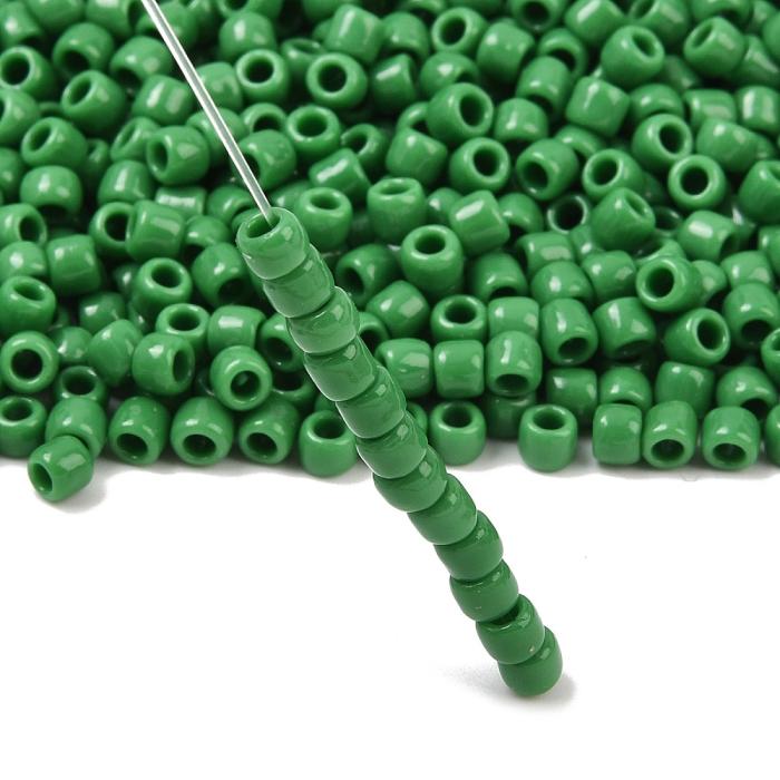 TOHO-pärlor runda 6/0, Opaque Shamrock (50st)
