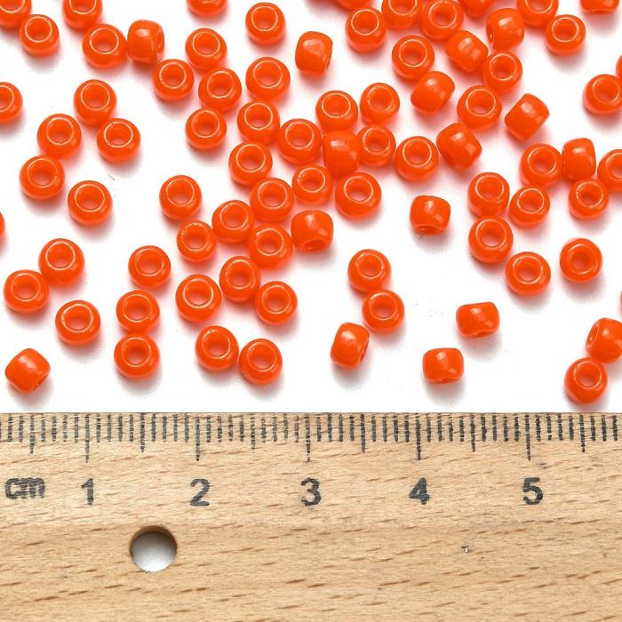TOHO-pärlor runda 6/0, Opaque Bright Orange (50st)
