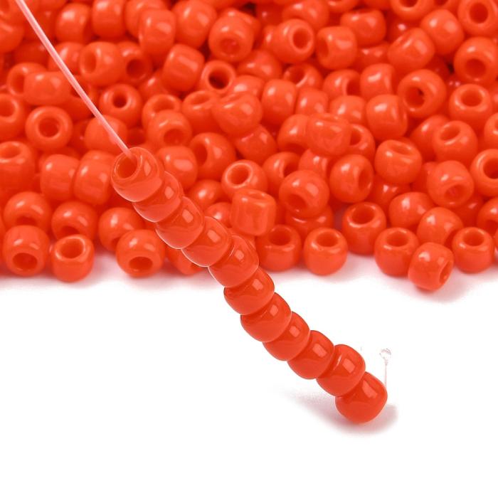 TOHO-pärlor runda 6/0, Opaque Sunset Orange (50st)