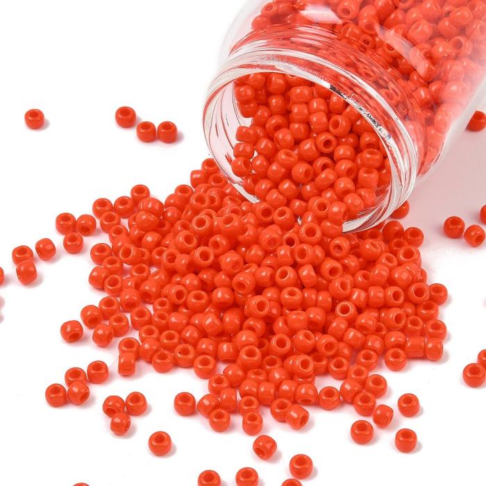 TOHO-pärlor runda 6/0, Opaque Sunset Orange (50st)