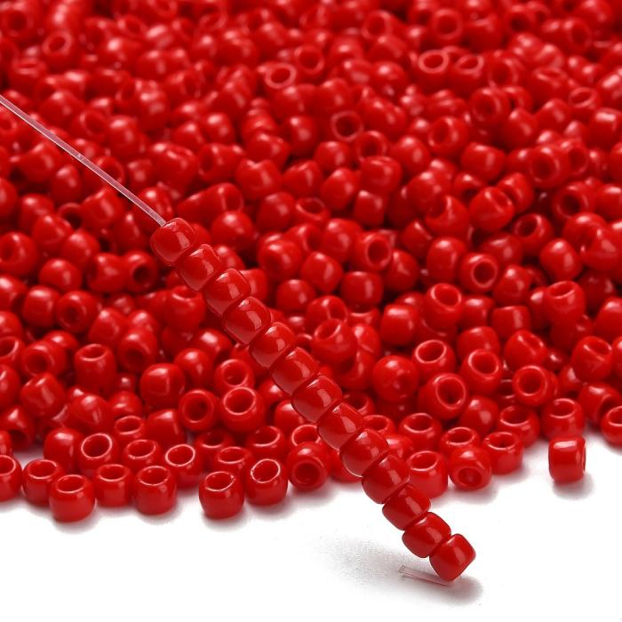 TOHO-pärlor runda 6/0, Opaque Cherry (50st)