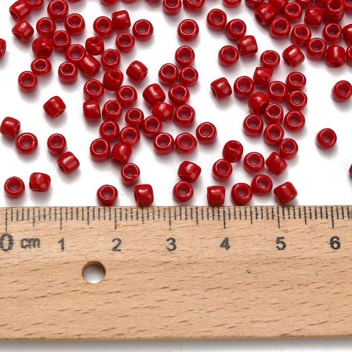 TOHO-pärlor runda 6/0, Opaque Pepper Red (50st)