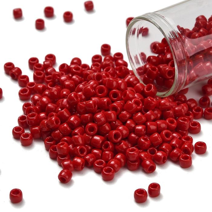 TOHO-pärlor runda 6/0, Opaque Pepper Red (50st)